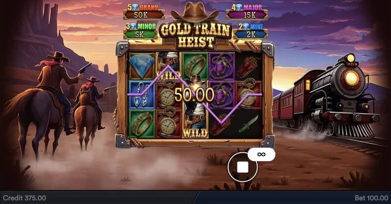 Gold Train Heist - tabela wypłat i wartość monet